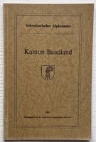 Alpwirtschaft im Kanton Baselland (1963): Langenbruck, etc.
