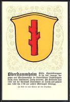 Oberstammheim, Wappen auf Blatt-Ornament