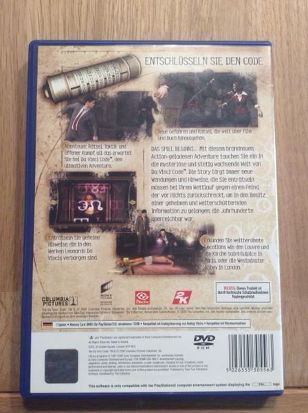 Sony Giochi: The Da Vinci Code für Sony PlayStation 2 – Usato da Kestenholz venduto da Inna09 1