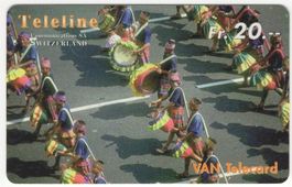 seltene TELELINE Prepaid Telefonkarte - Volksfest