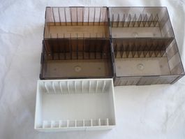 5x Kassettenbox Kassettenhalter - Plaston swiss made