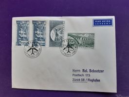 Flugbrief PRAHA - Zürich vom 2.XI.1963 geflogen mit CSA