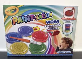 Crayola Paint-Sation Malset mit 5 Farbtöpfen neu