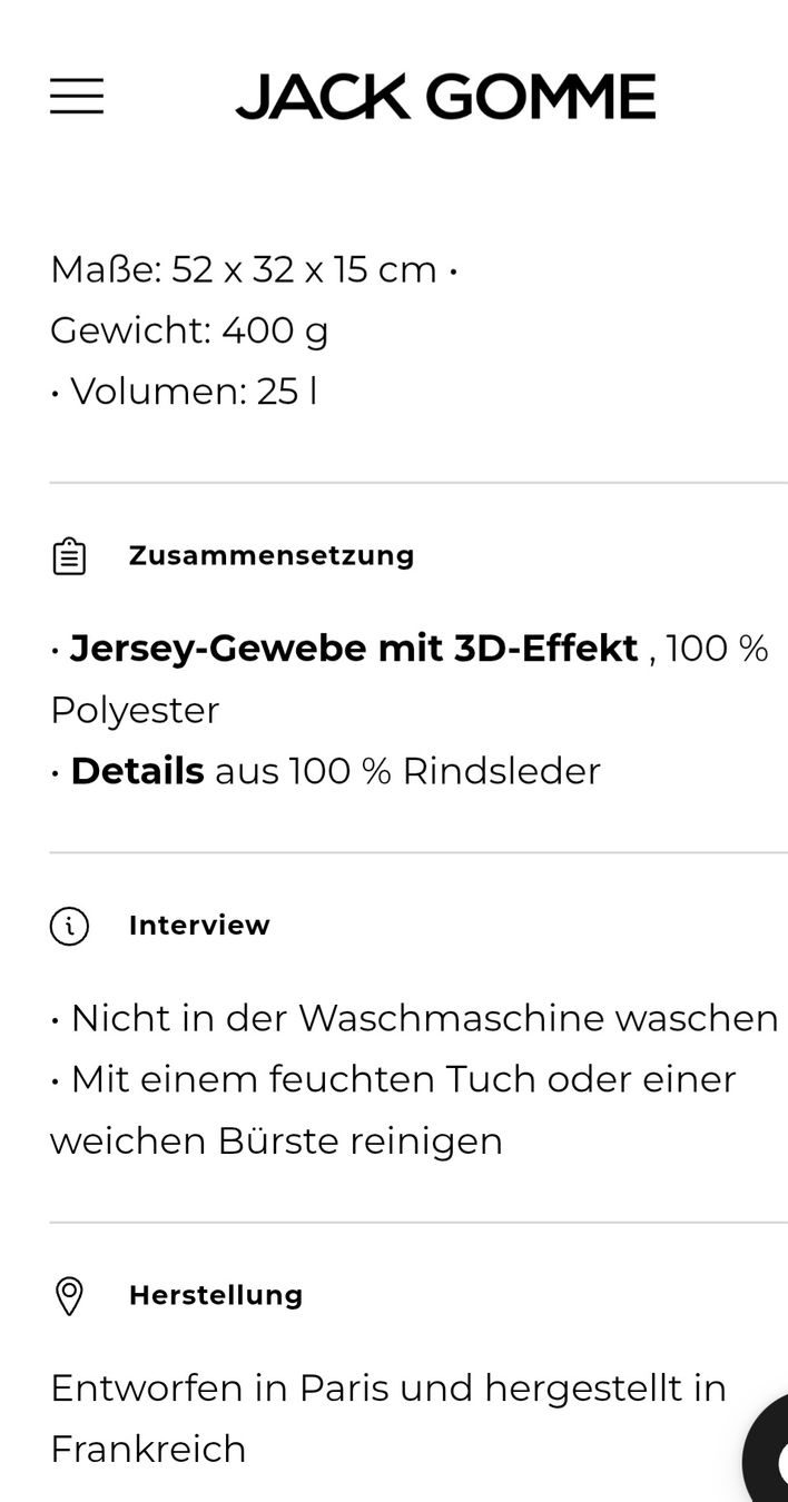 Taschen: Jack Gomme Umhängetasche – Neu und originalverpackt aus Zürich von stefanella 7