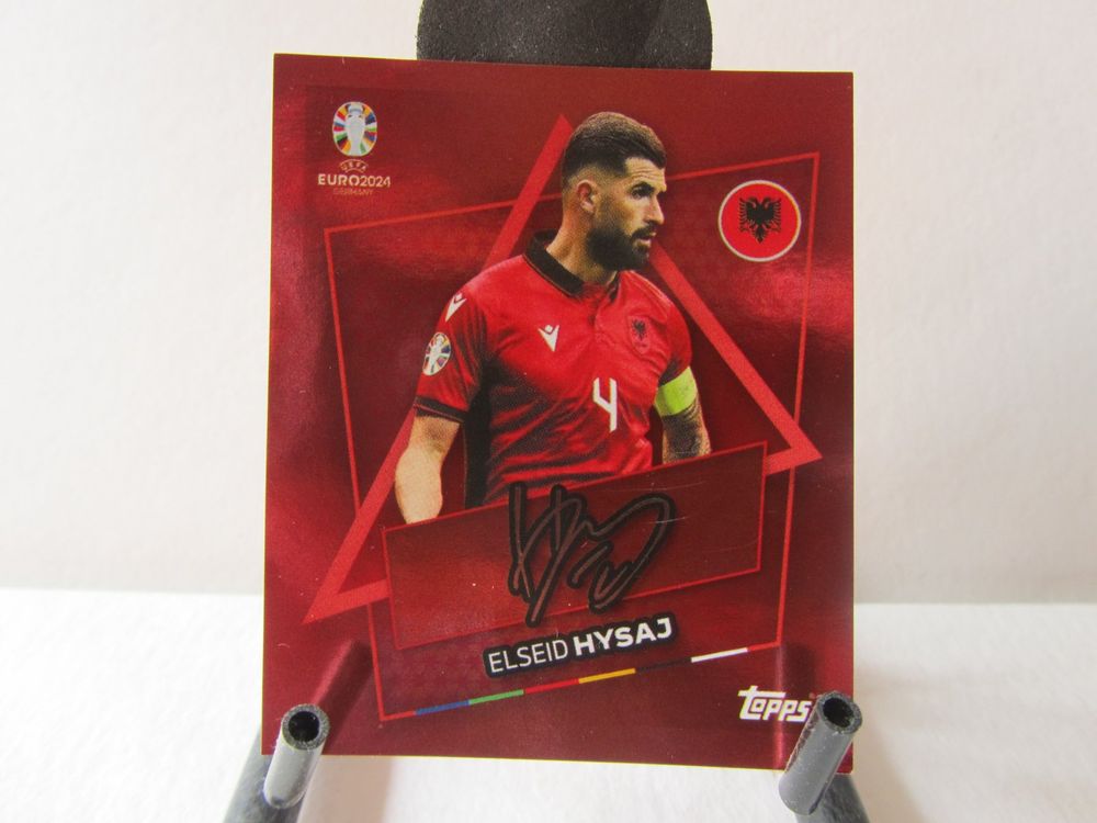 Euro 2024, Elseid Hysaj, ALB SP mit Signatur | Kaufen auf Ricardo
