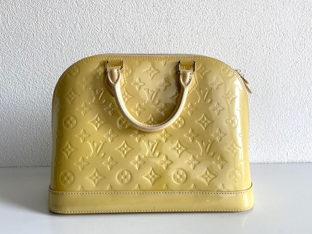 Louis Vuitton Alma Gelb Sac Bag Tasche