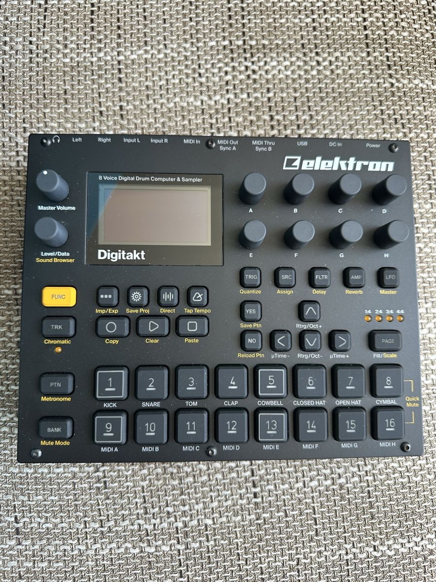 Elektron Musikinstrumente: Elektron Digitakt - Top Zustand! Sampler/Drum Machine – Gebraucht aus Schaffhausen von man_n65x