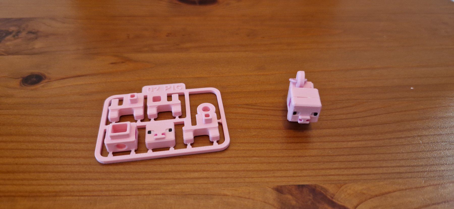 Portachiavi: Porte-clés cochon en impression 3D – Nuovo (secondo la descrizione) da Fleurier venduto da Tortue26