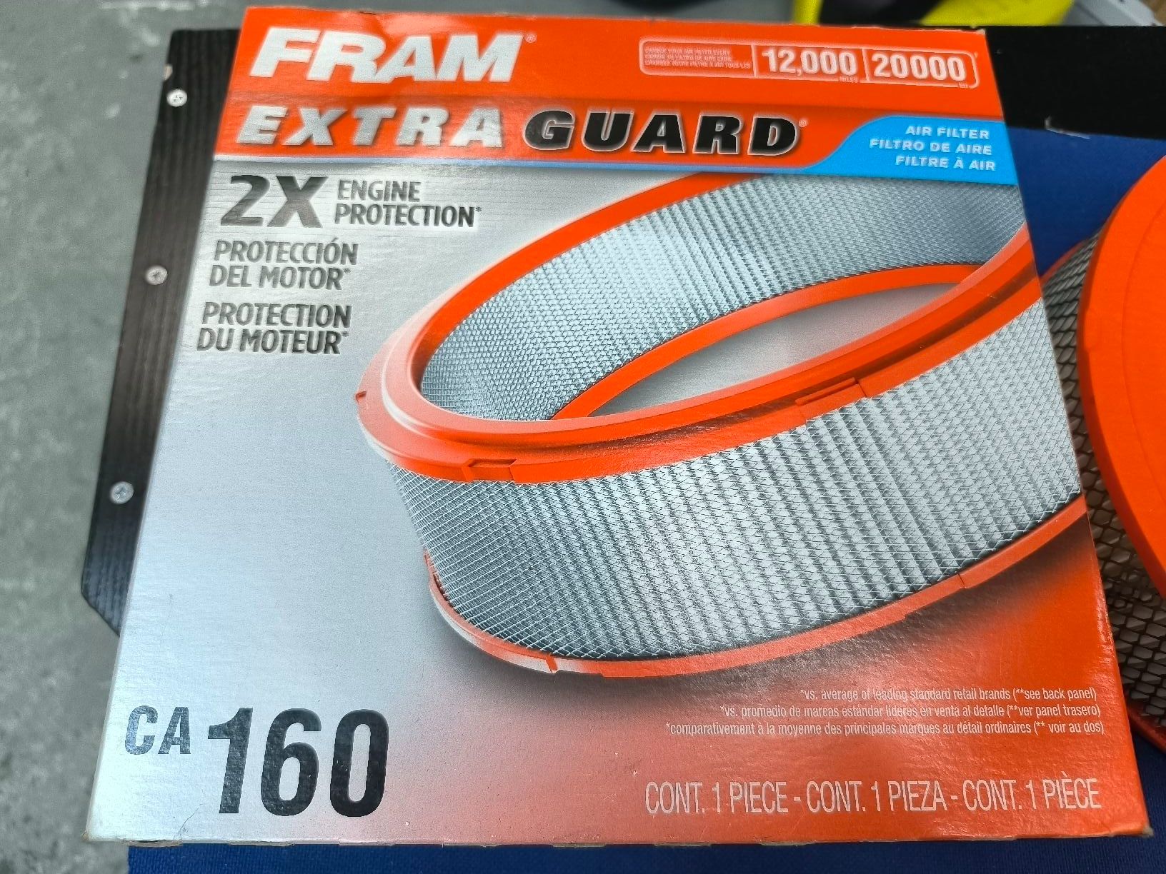 Tutti pezzi di ricambio auto: FRAM Extra Guard CA160 Luftfilter neu Mopar AMC 1946 - 2003 – Nuovo e nell'imballaggio originale da Oberwil b. Zug venduto da Gto469 2