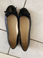 Ballerinas Navyboot schwarz Leder Grösse 38 gebraucht