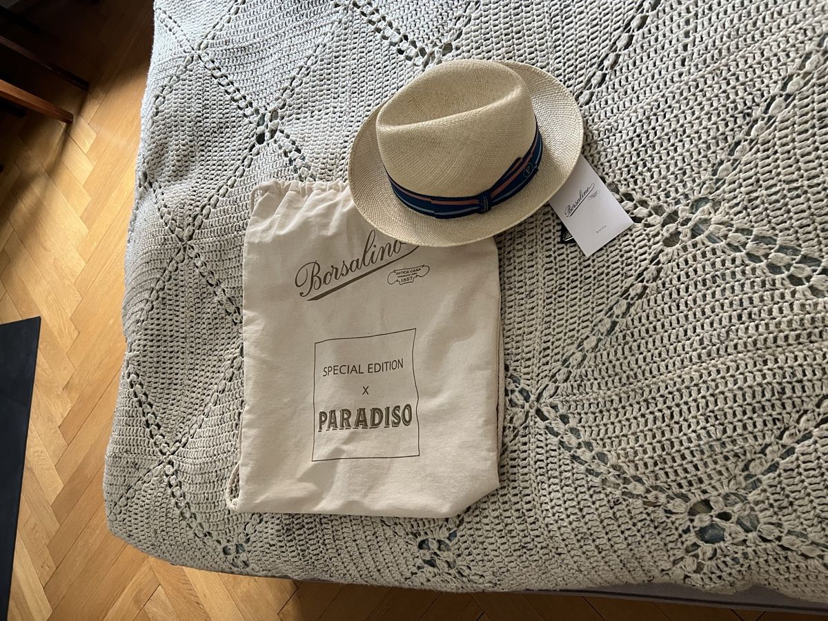 Borsalino Copricapi, berretti & cappellini: Borsalino Paradiso St. Moritz -special edition- – Nuovo e nell'imballaggio originale da Meilen venduto da Philin8037 1