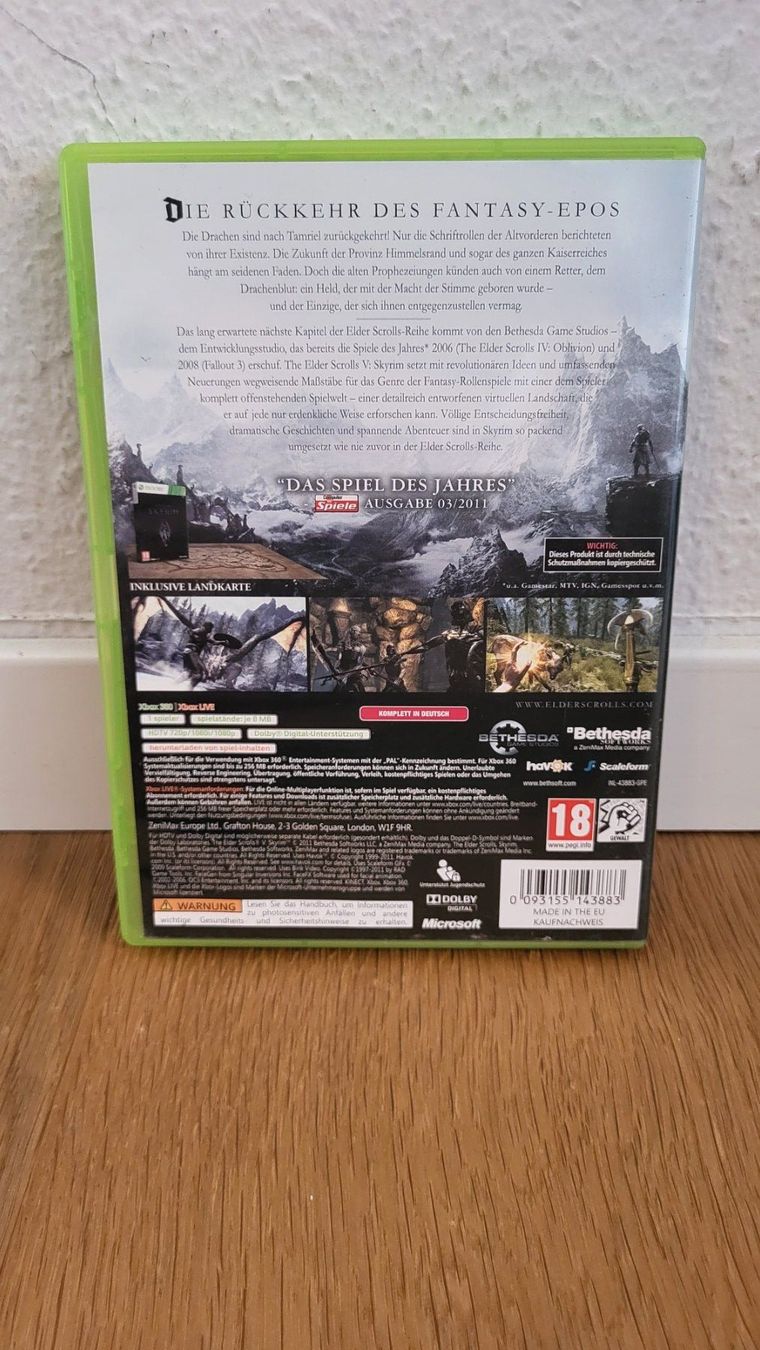Microsoft Giochi: Xbox 360 - Skyrim – Usato da Münsingen venduto da DigitaleSpielecke 1