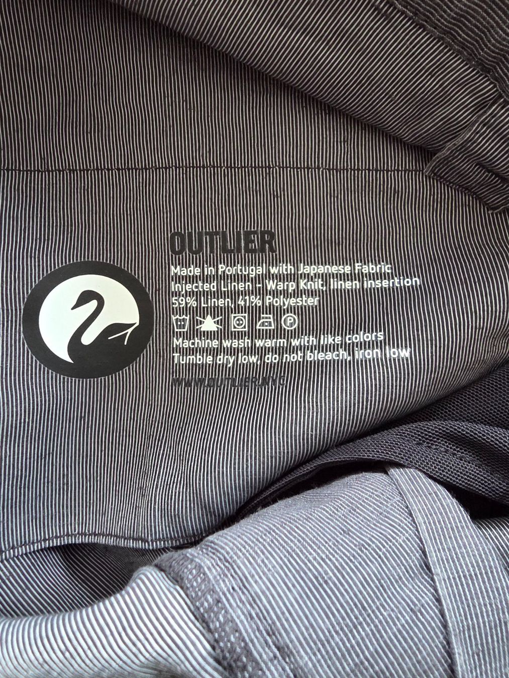 Pantaloni: Outlier Injected Linen Pants Gr. 34 dunkelgrau – Usato da Dietlikon venduto da Bonamesa 7