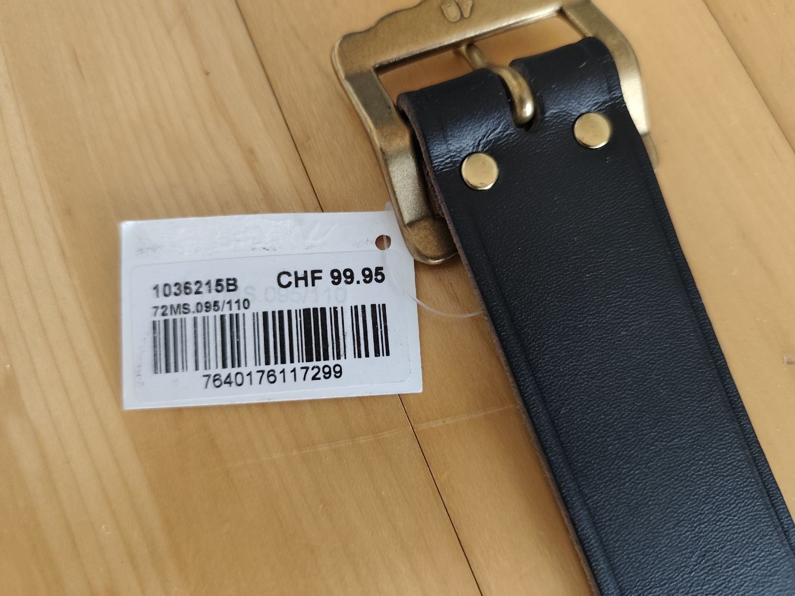 Cinture: Appenzeller Gurt / Chüeligurt – Nuovo e nell'imballaggio originale da Herisau venduto da Bellman 1