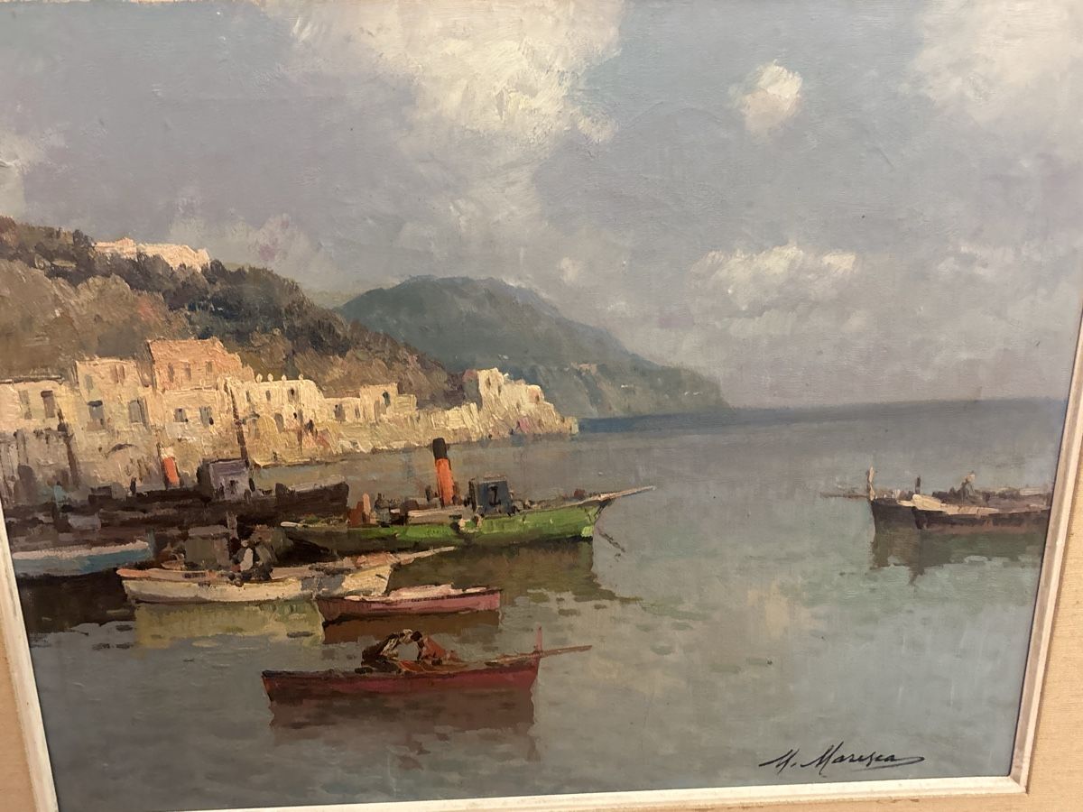 Gemälde: Original Oelbild von Mario Maresca 1877-1959 – Gebraucht aus Chur von Diversico2010 1