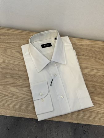 Hugo Boss Hemd Weiß XL Classic Cotton Vintage NEU