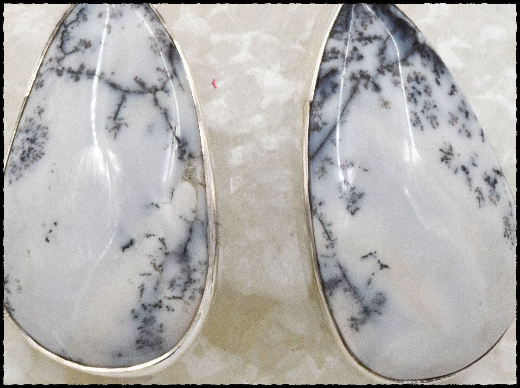 Orecchini pendenti & Orecchini a lobo: DENDRITE OPAL, Dendriten Opal Ohrhänger 925 Silber – Nuovo e nell'imballaggio originale da Oberglatt ZH venduto da Goldfee1 1