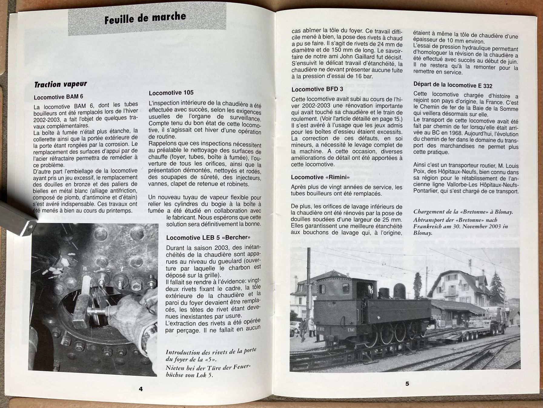 Zeitschriften & Magazine: L'Escarbille N° 76, 2004 – Gebraucht aus Versoix von Decapod 2