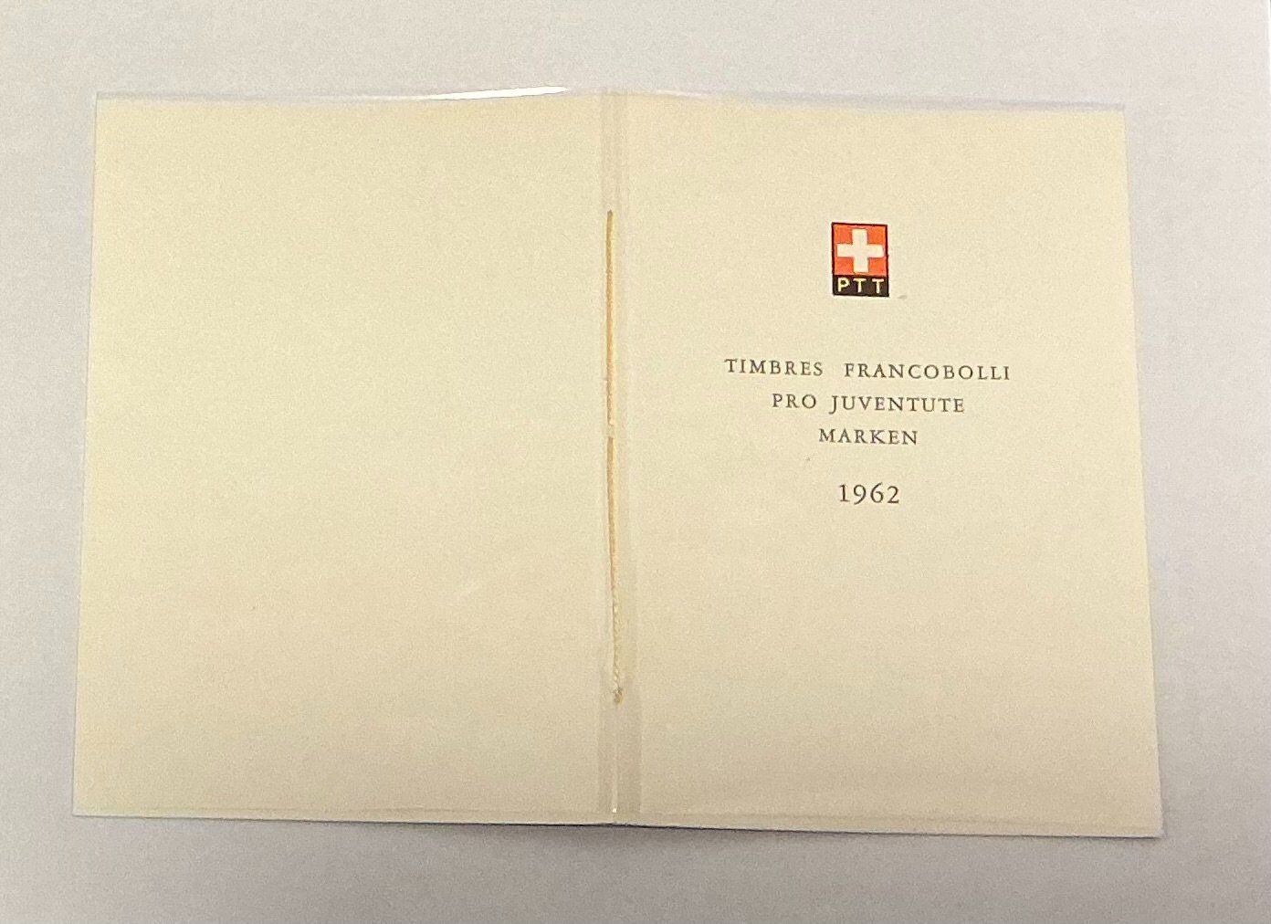 Tutti i francobolli: CH Pro Juventute  Briefmarkenheftchen Satz 1962 – Usato da Koblenz venduto da Markenhimmel 1