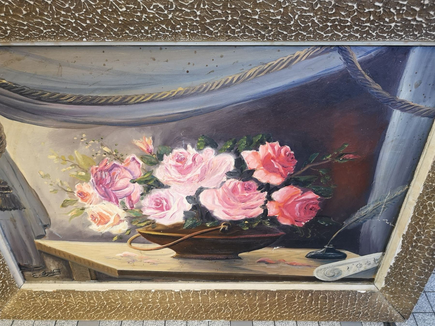 Dipinti: BOUQUET DE ROSES... – Usato da Genève venduto da Qanil77 1