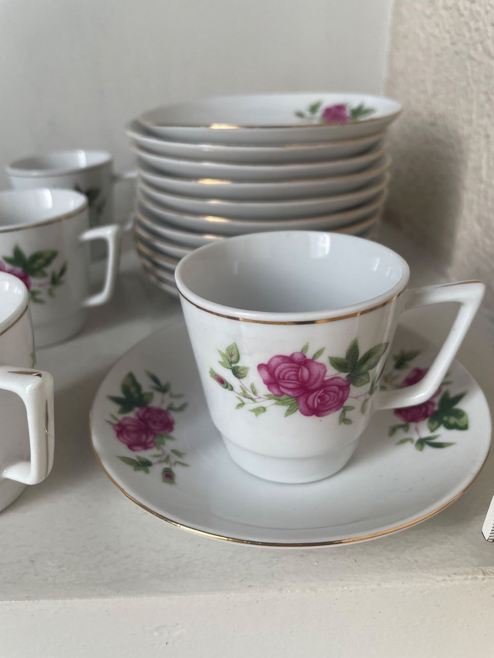 Tazze: 12 x Mokka Tassen - Vintage – Usato da Minusio venduto da Pink222 4