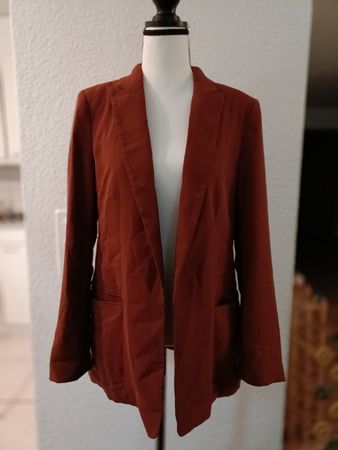 Schicker H&M Blazer Gr. 38 Herbstfarbe Braun Rost Oversized