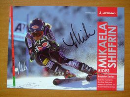 MIKAELA SHIFFRIN  (USA) AUTOGRAMMKARTE TOP