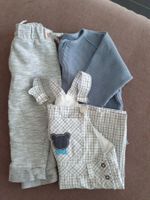 Baby Set Latzshorts, Langarmshirt und Hosen ca Gr. 74