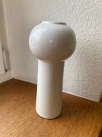Keramik Vase weiss Op-art um 1970