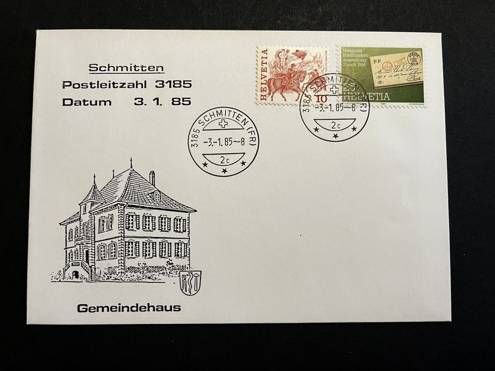 3185 Schmitten Datum 3.1.85 (Gebraucht) in Rorschach für CHF 2 – mit ...