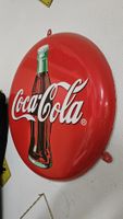 Coca-Cola Schild Repubblica, Durchmesser 43cm, guter Zustand