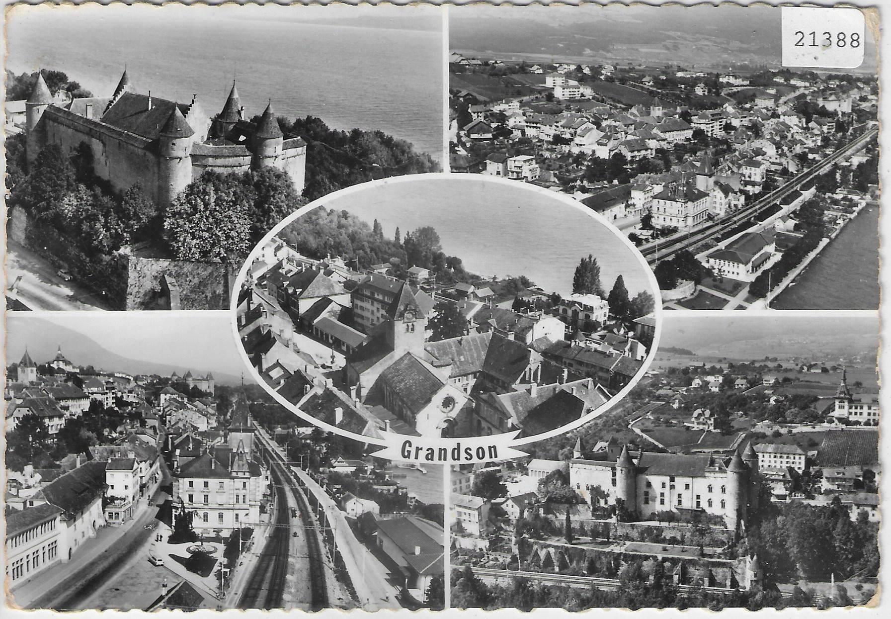 Cartes postales: En avion au-dessus Grandson VD – Antique à Ettingen par Kartenplanet