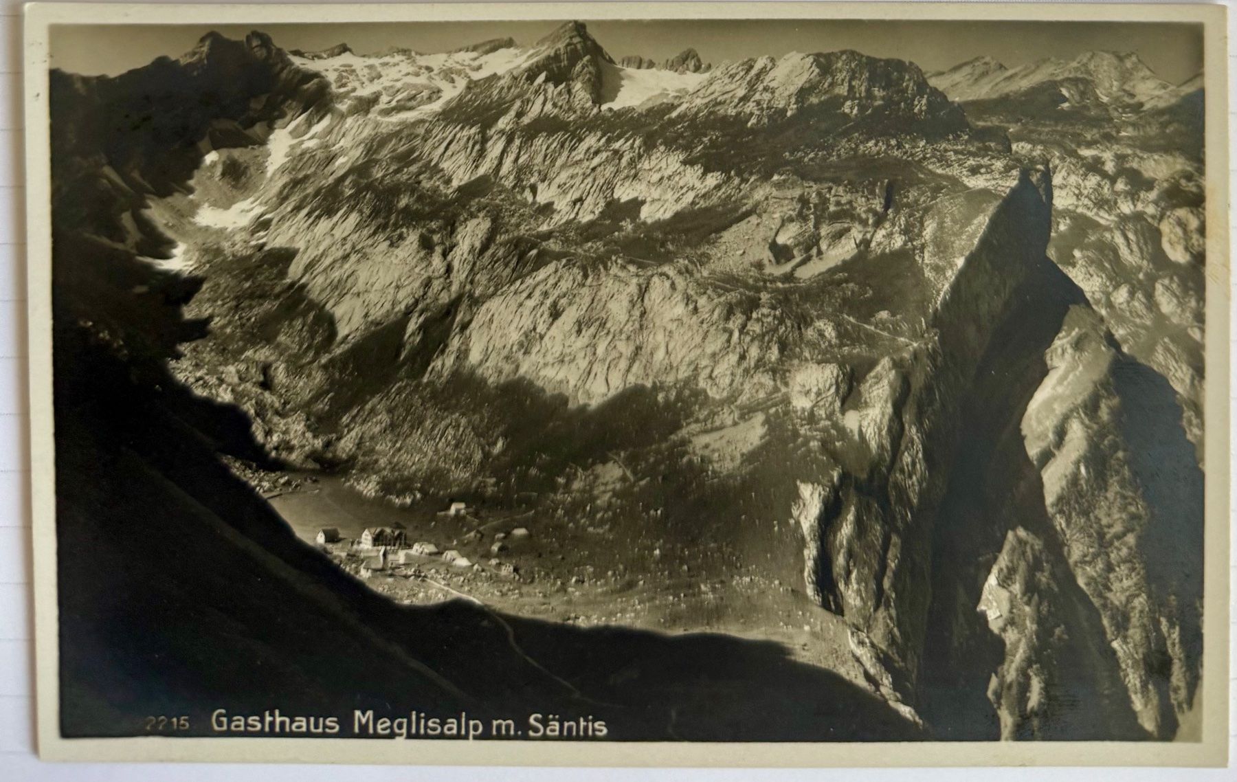 Ansichtskarten: Meglisalp - Gasthaus 1930 – Gebraucht aus Lutry von Ediego