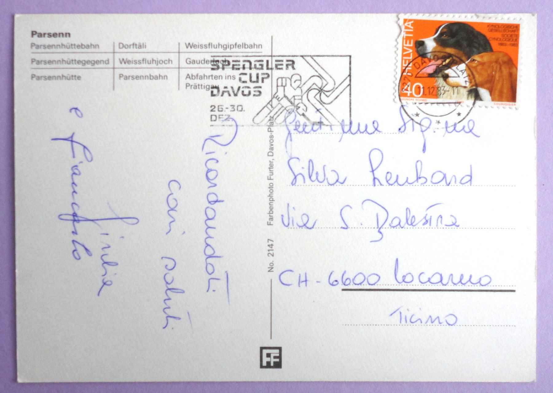 Cartes postales: Parsenn – D'occasion à Fétigny par Billy2miny 1