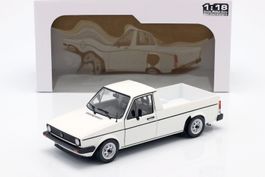VW Caddy MK I 1978-1992 (2007) Pick Up weiss / schwarz  1:18