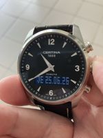 Montre Certina DS Multi-8 noir Bracelet cuir. Très bon état