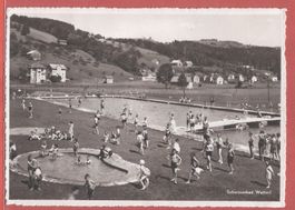 Wattwil Schwimmbad - Fotokarte 1942