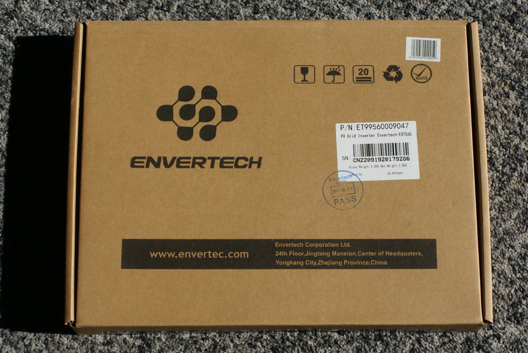 Inverter: EVT 560 Modulwechselrichter Envertech – Nuovo e nell'imballaggio originale da Schaan venduto da Jtd 1