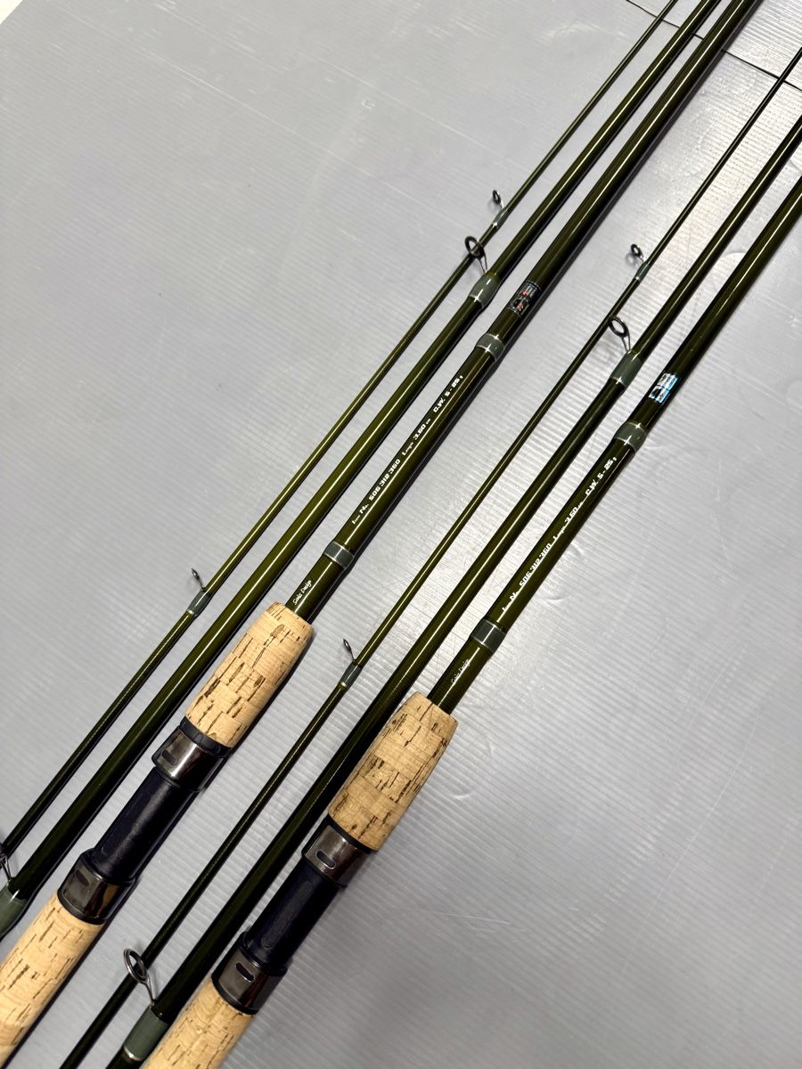 Stucki Thun Canne da pesca: 2x Stucki Thun 3.60m Forellenruten  – Usato da Trimbach venduto da duri.. 1