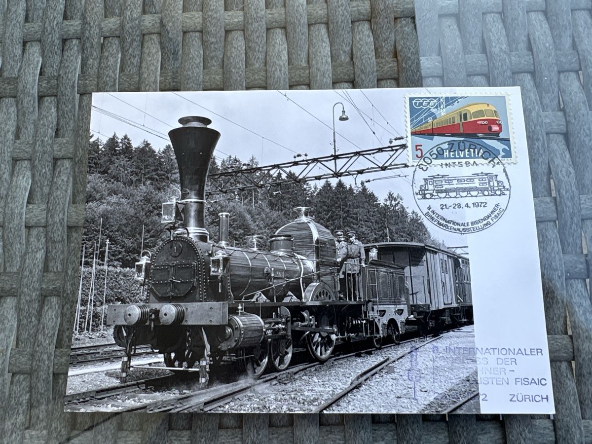 Cartes postales: Ansichtskarte Dampflokomotive FIS – D'occasion à Basel par Fischstabli