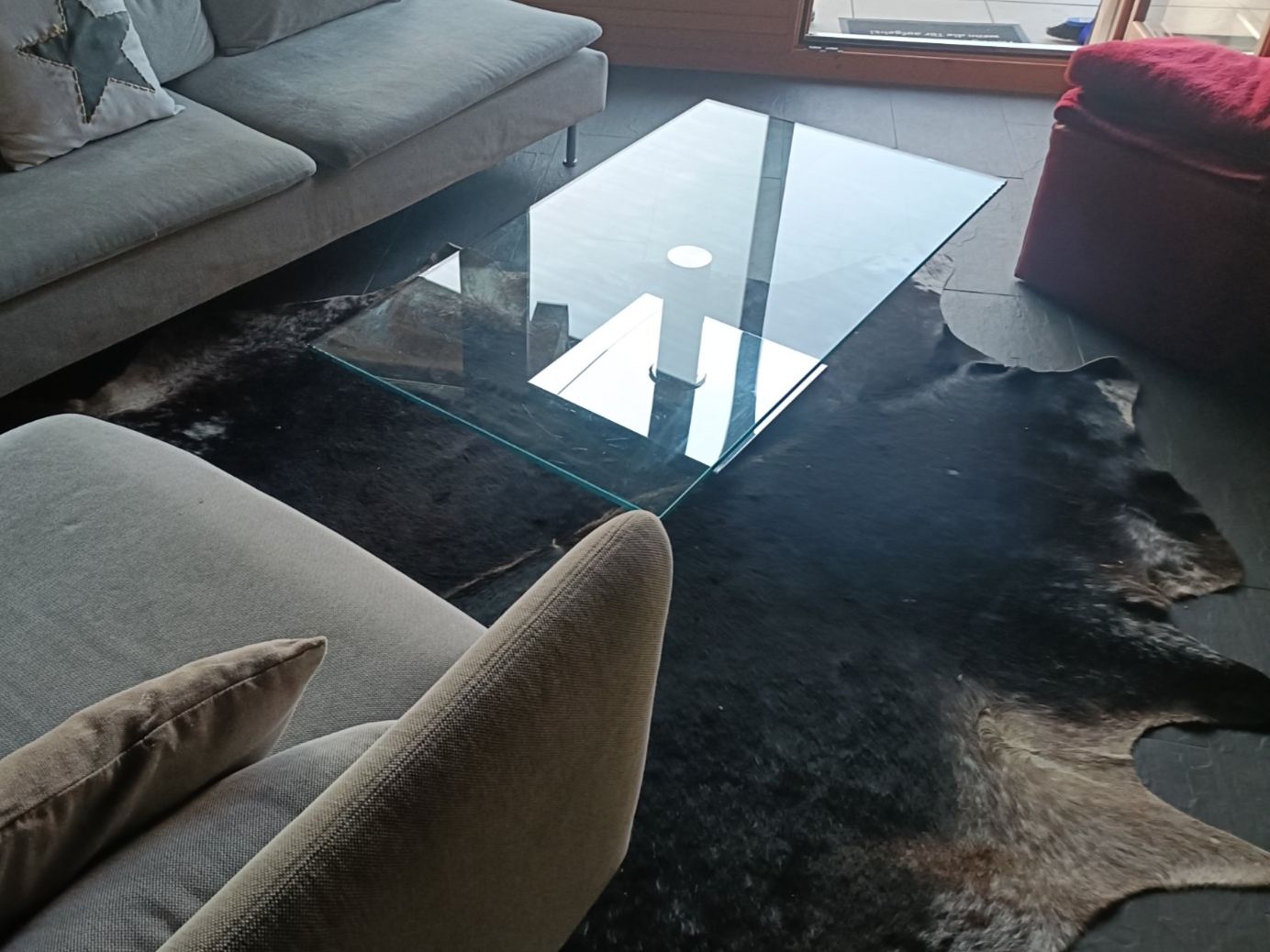 Meubles TV: fernsehtisch couchtisch glas – D'occasion à Leissigen par Gertsch_