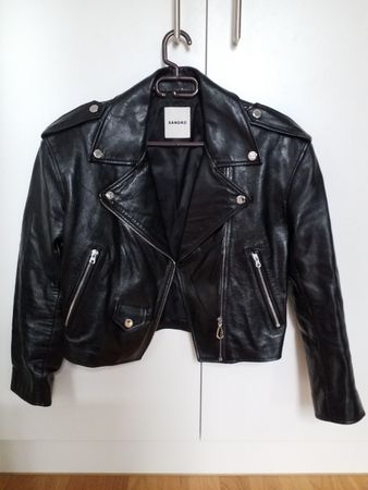 Leather jacket SANDRO