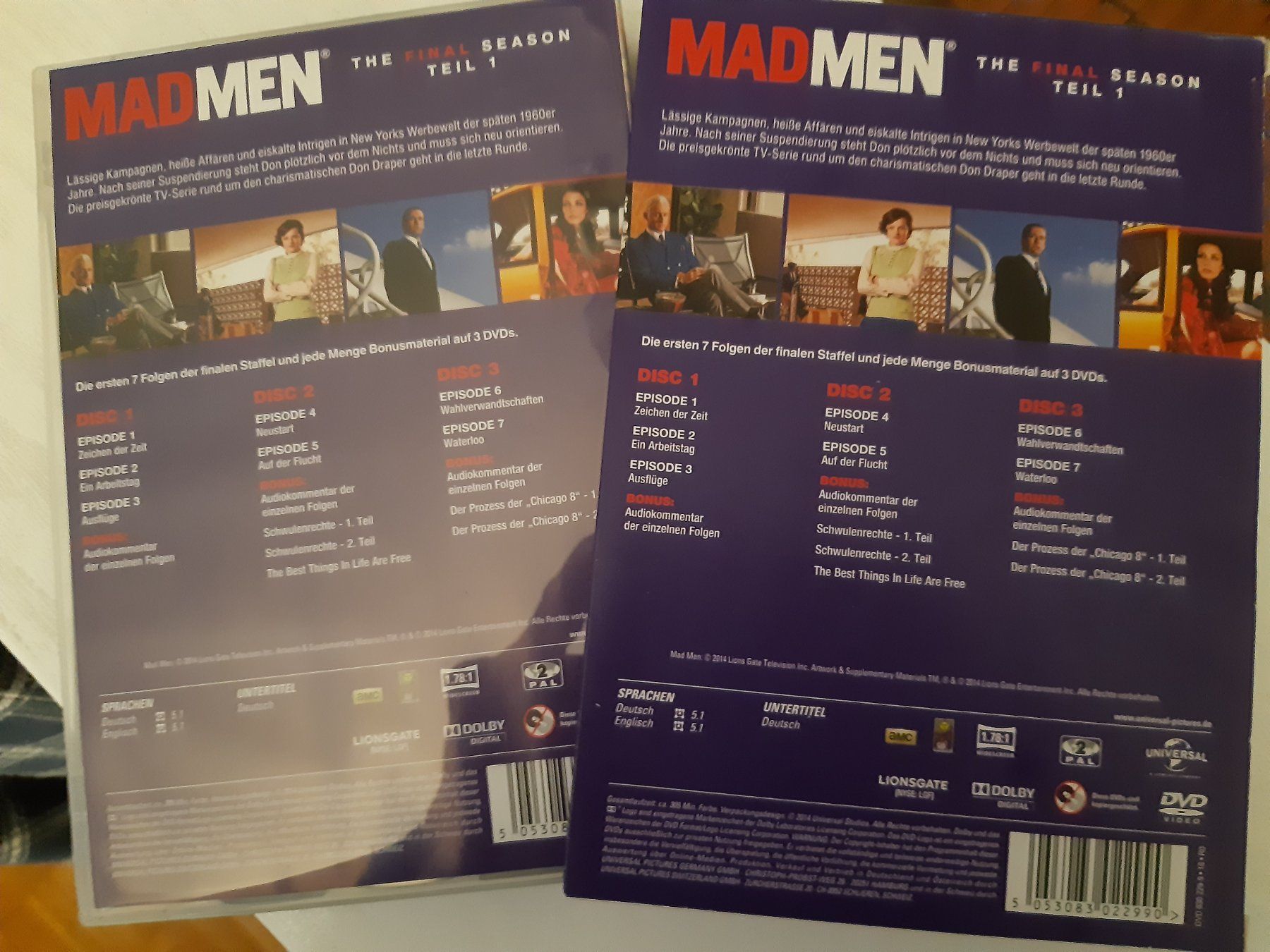 Alle DVDs: Mad Men Staffel 7.1 – Neu (gemäss Beschreibung) aus Domat-Ems von nugipuff 1