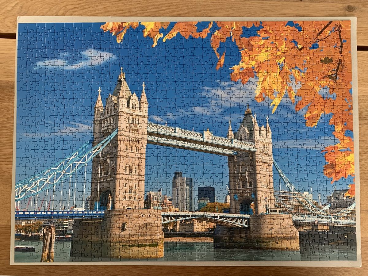 Ravensburger Puzzle: Ravensburger Puzzle Tower Bridge 1000 Teile – Usato da Thun venduto da Chrabu 1