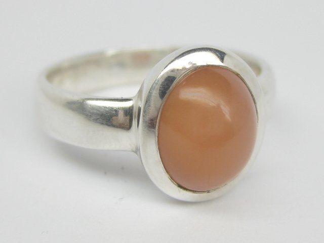 Anelli: Ring Silber 925 Karneol Gr. 63 – Usato da Ermatingen venduto da Decovin 1