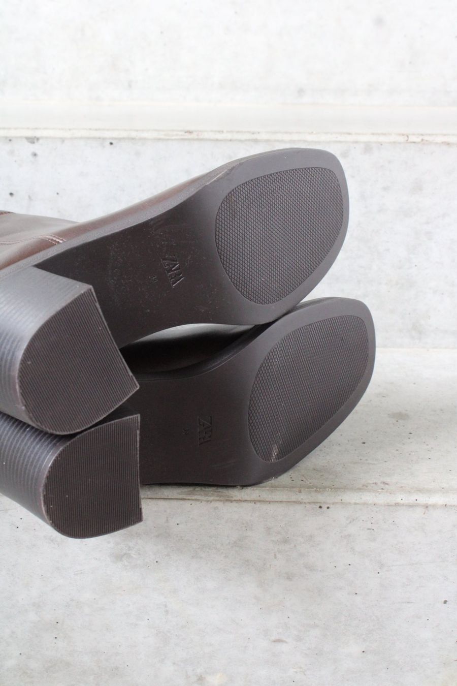 Zara Scarpe da donna: NEW Zara Leather Boots – Nuovo (secondo la descrizione) da St. Gallen venduto da look-twice 8
