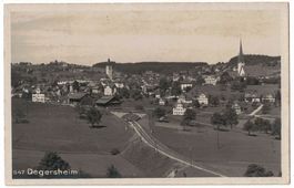 Degersheim, Bahnlinie, gelaufen 1927