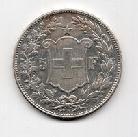 (1331) CH, 5 Franken 1900, vz+
