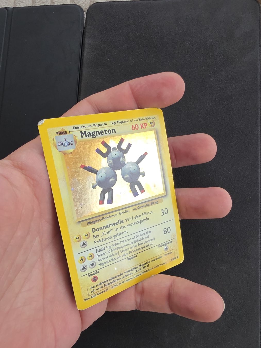 Pokémon Carte collezionabili: Pokémon Magneton Holo Base Set – Usato da oberbuchsiten venduto da thug4 1