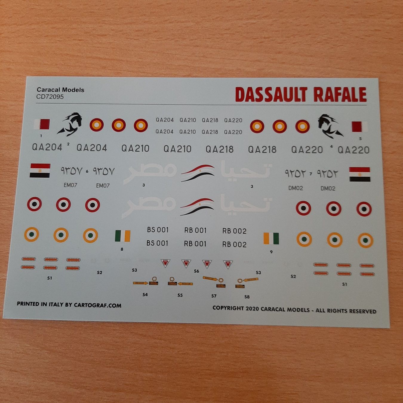 Kit di modellismo & Modellini statici: D 77 ... Dassault Rafale ... Caracal Models CD 72095 Decal – Nuovo (secondo la descrizione) da Bonstetten venduto da Benibanny59 4